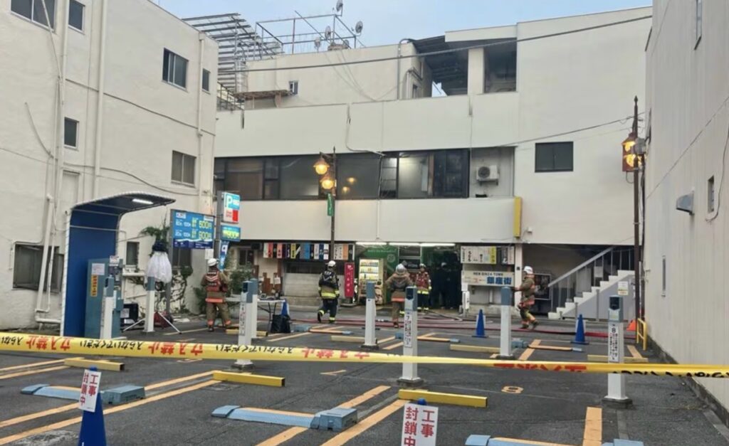甲府市中央1丁目火事