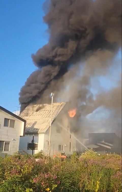 朝日町東4丁目火災