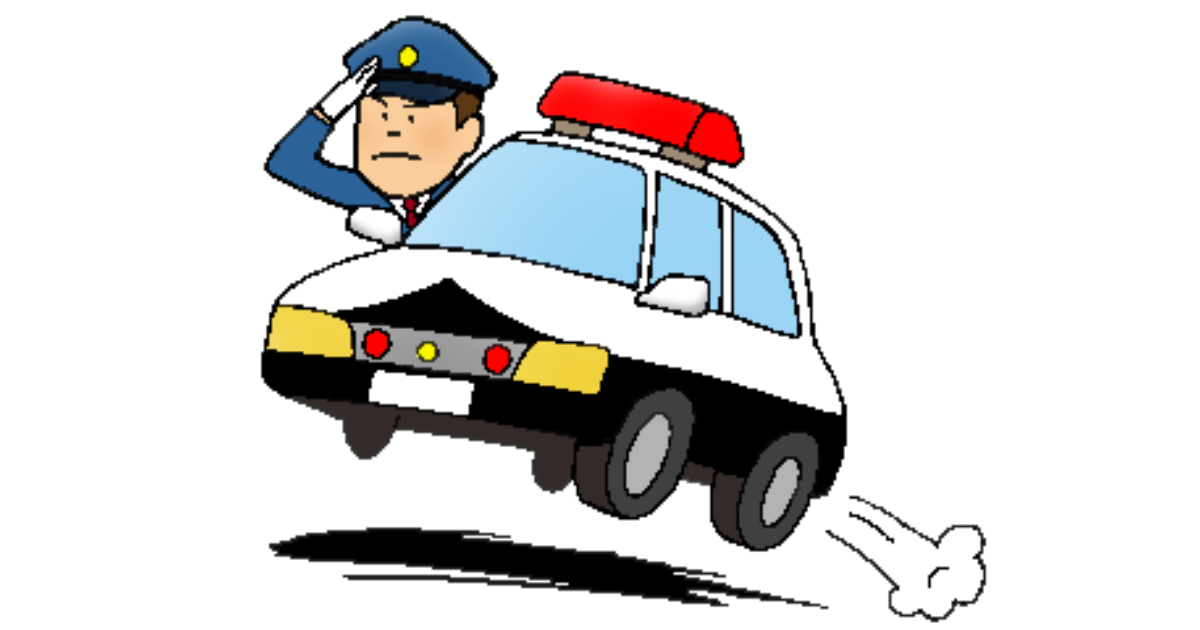ゼームス坂上交差点付近車両火災