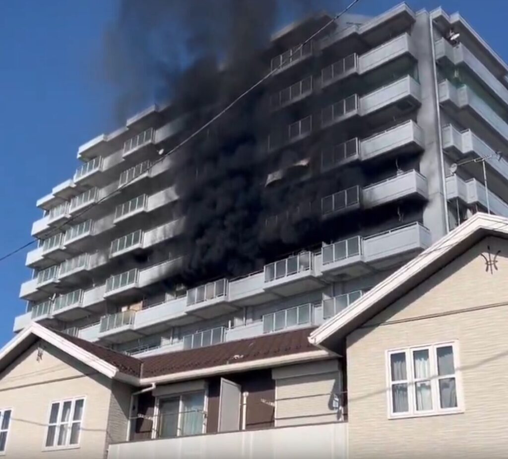 栃木県足利市福居町火災
