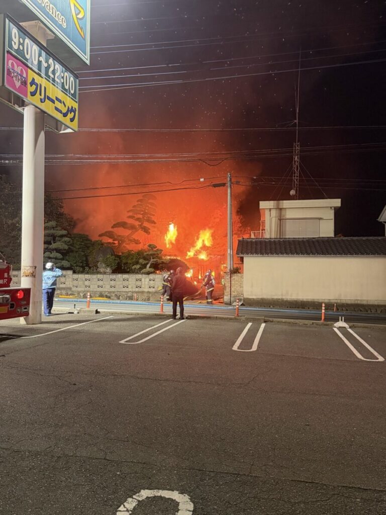 アバンセ付近火災