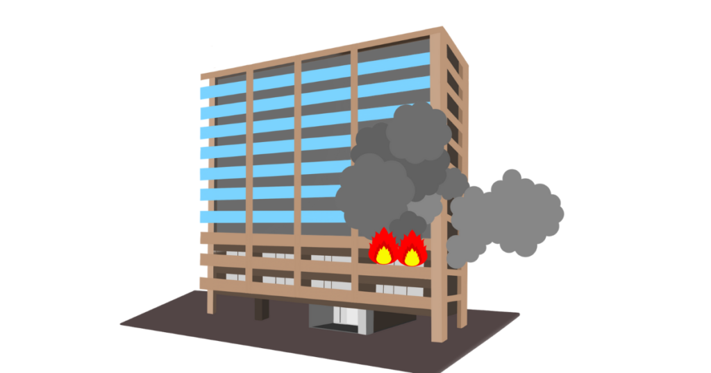 緑町マンション付火災