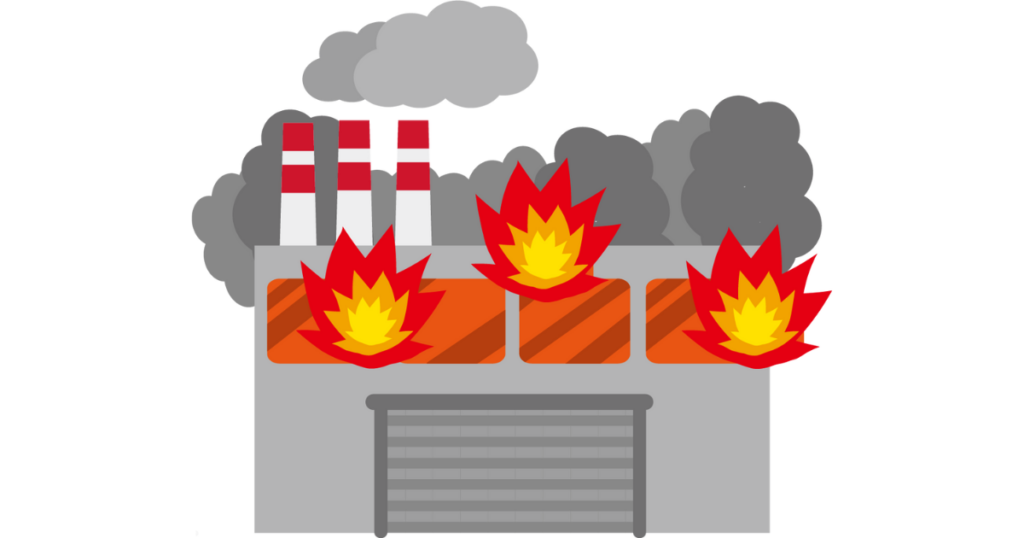 大阪府松原市岡７丁目付近火災