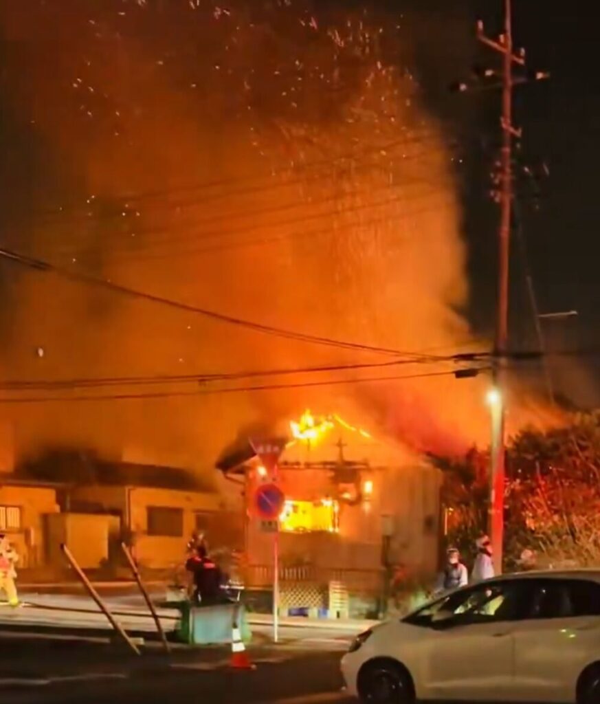 玉県羽生市南７丁目火災
