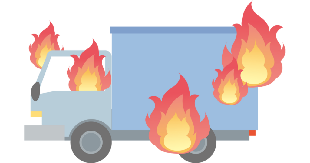 国道16号線 保土ヶ谷署前車両火災