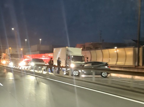 246号グランベリーモール付近の陸橋事故