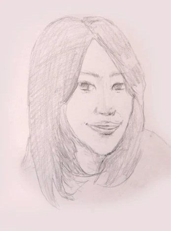 阿部寛さんの妻をイメージしたイラスト